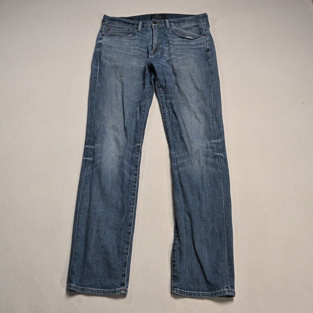 Lucky Brand Jeans Mens 32x33 121 Heritage Slim Denim Blue Belt Loops